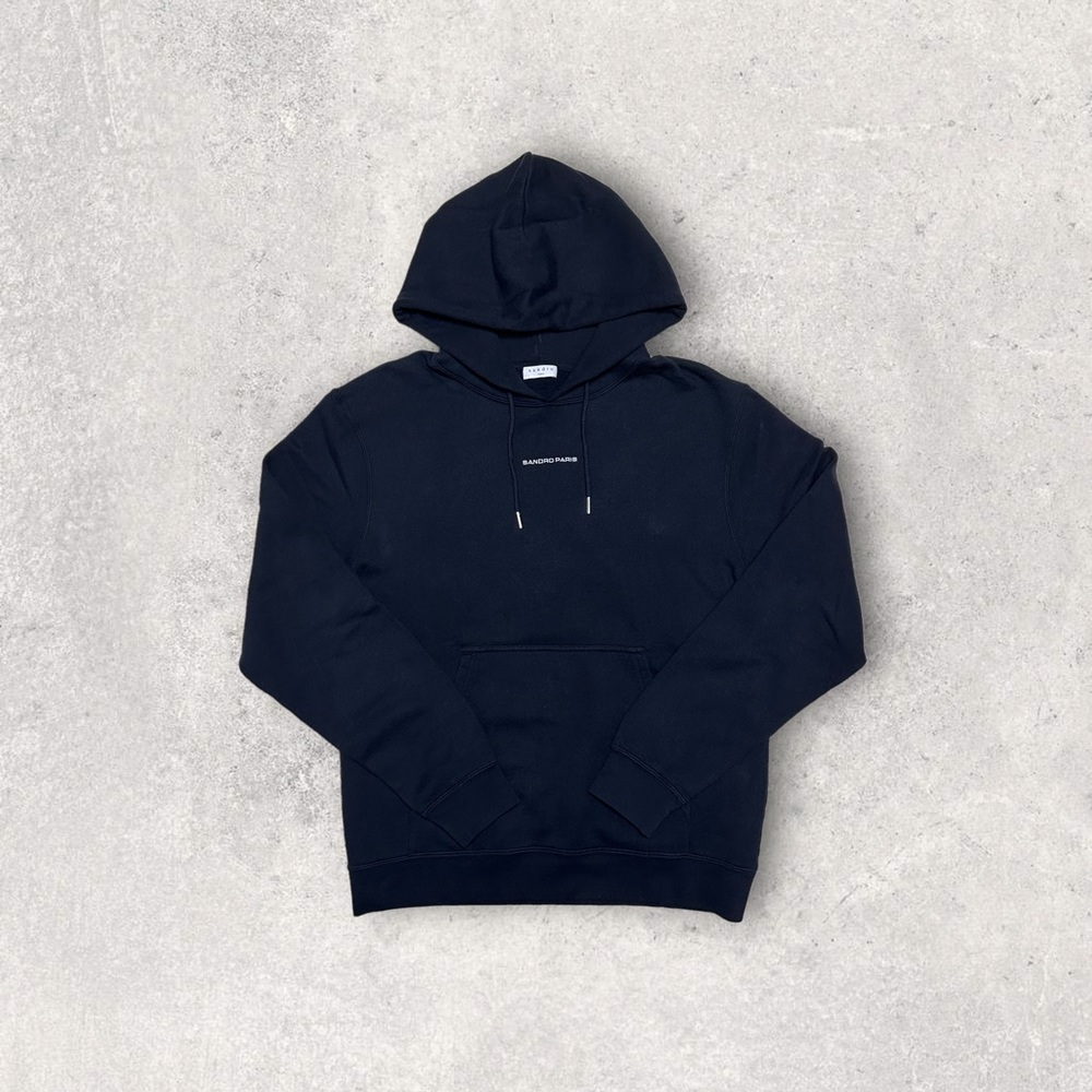 Navy Classic Logo Hoodie - Sandro